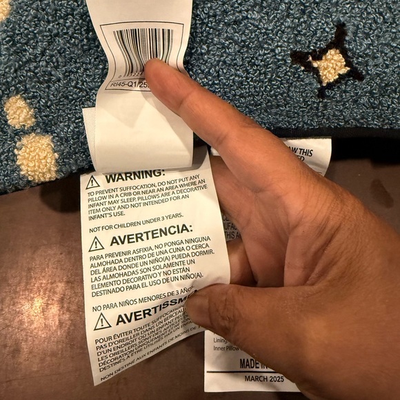 Warner Bros. Harry Potter Blue Pillow NWT - Picture 10 of 10